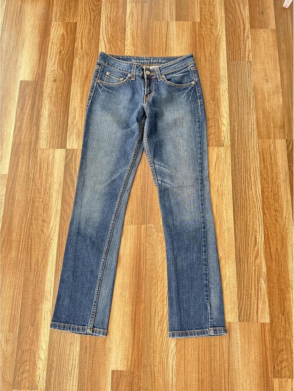 Levi's 779 Straight Leg Jeans Women’s 3 Short Medium Wash Denim